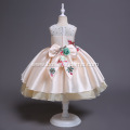 Scalloped newst baby flower girl ball gown dresses for girls flower